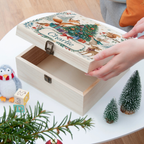 Personalised Woodland Animals Christmas Box