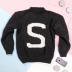Personalised Hand Knitted Letter Sweater