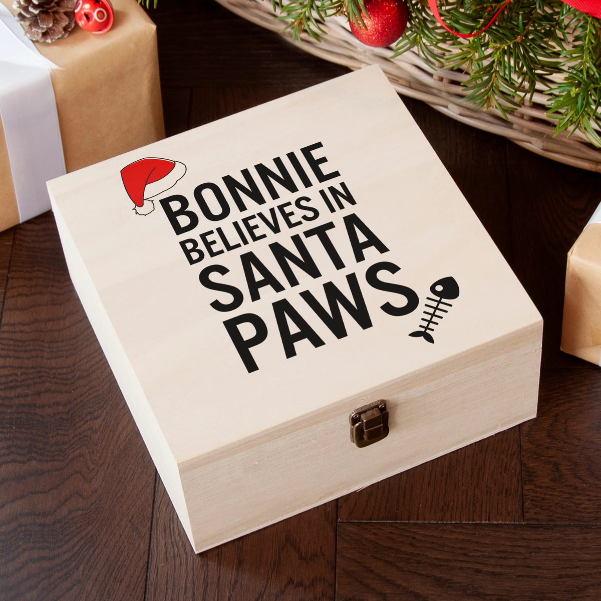 Personalised Santa Paws Christmas Eve Box