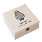 Personalised Baby Penguin Christmas Eve Box
