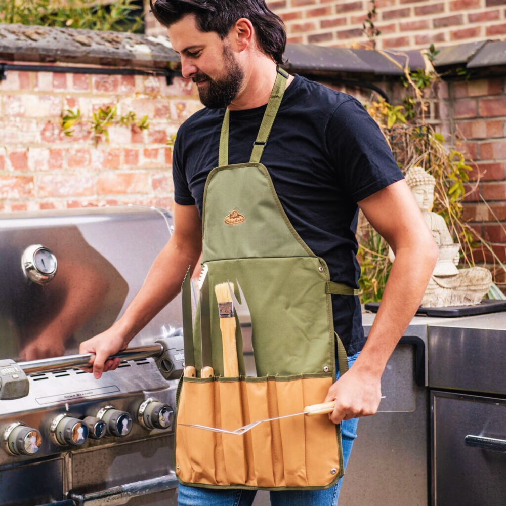 BBQ Apron Tool Set