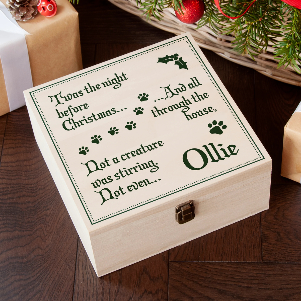 Personalised Pet's 'Twas the Night Before Christmas Eve Box