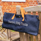 Personalised Denim BBQ Tool Set
