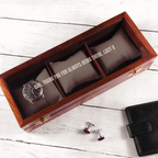 Personalised Wooden Watch Box