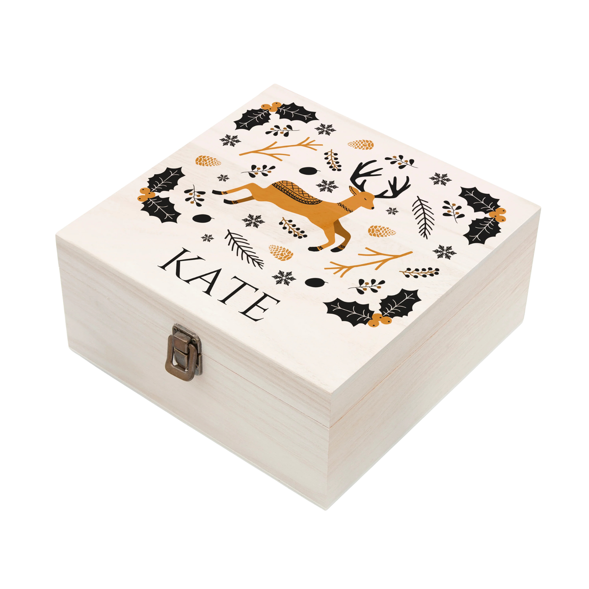 Personalised Scandi Deer Christmas Eve Box