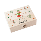 Personalised Girl Elf Christmas Eve Box