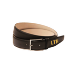 Luxury Monogrammed Leather Belt