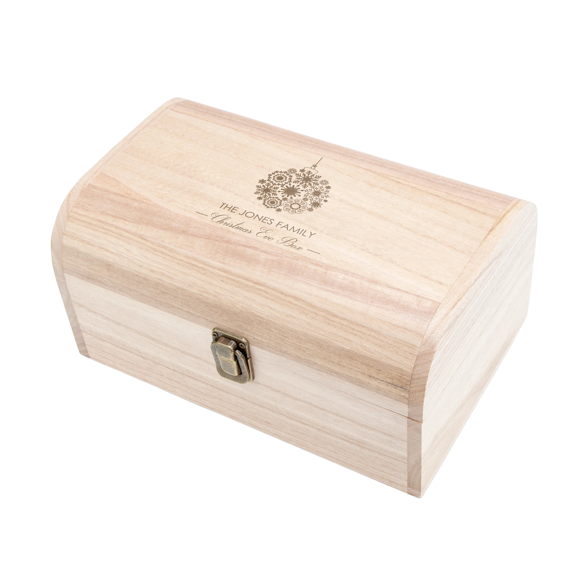 Personalised Family Christmas Eve Keepsake Chest