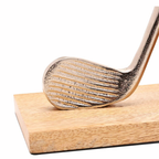 Personalised  Wooden Engraved Golf Bookends