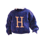 Hand Knitted Personalised Letter Jumper