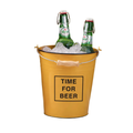 Personalised Beer Bucket with Wooden Handle