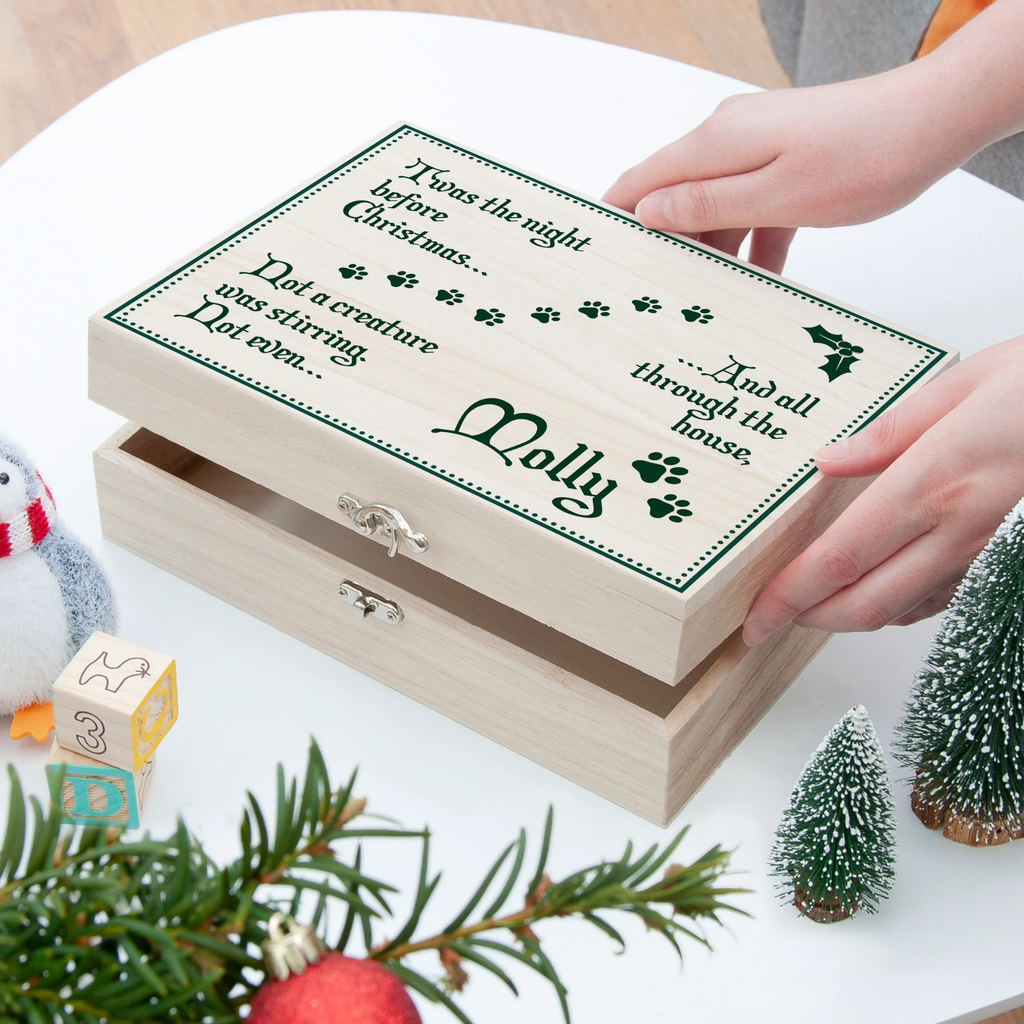 Personalised Pet's 'Twas the Night Before Christmas Eve Box