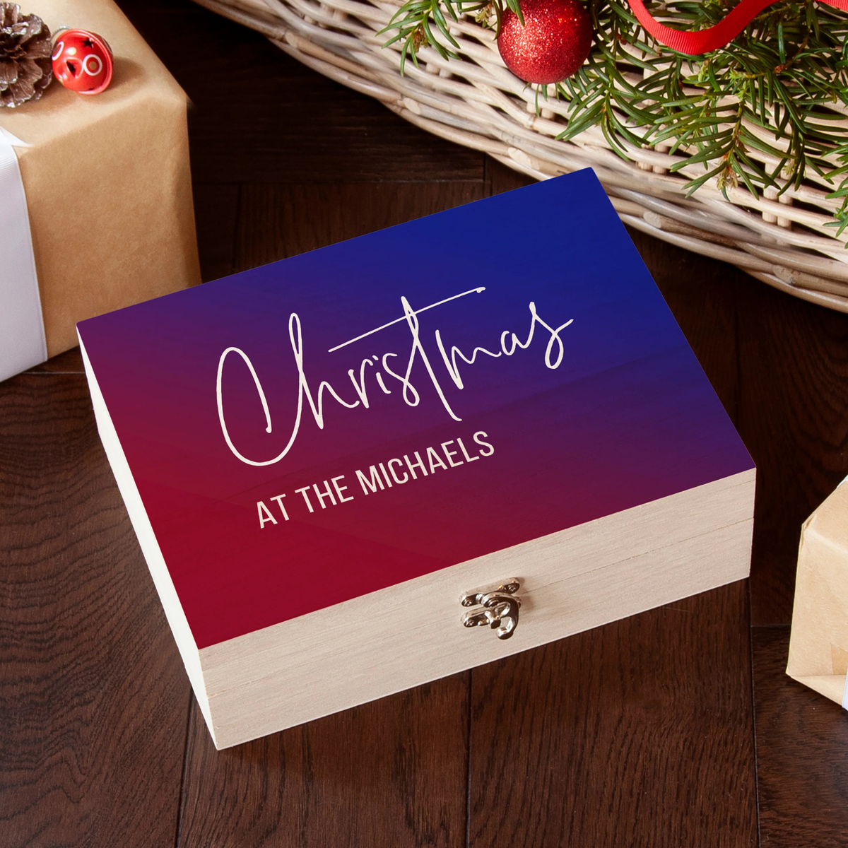 Personalised Gradient Family Christmas Eve Box