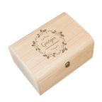 Personalised Christmas Eve Chest with Mistletoe Wreath