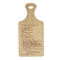 Personalised Hand Written Recipe Paddle Board