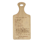 Personalised Hand Written Recipe Paddle Board