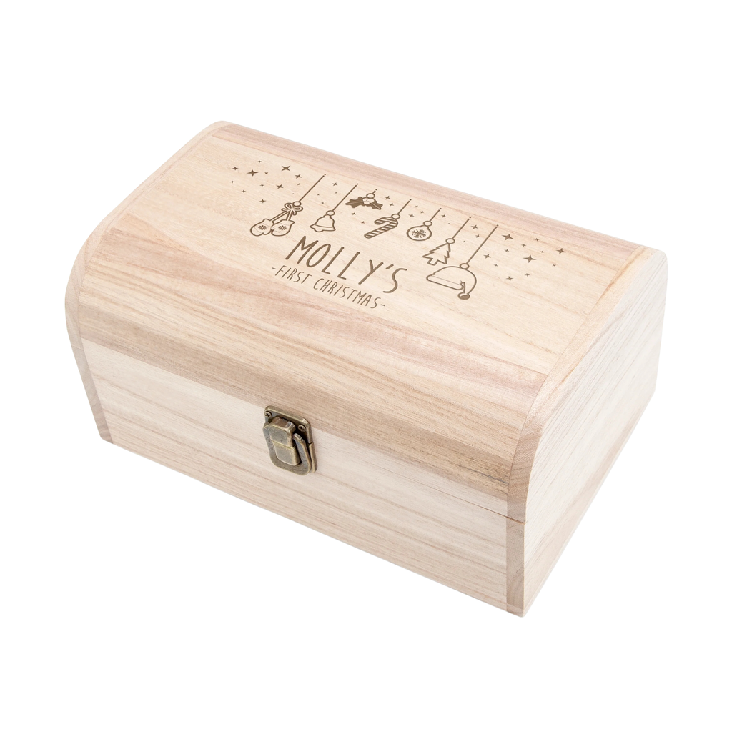 Personalised Baby's First Christmas Eve Chest
