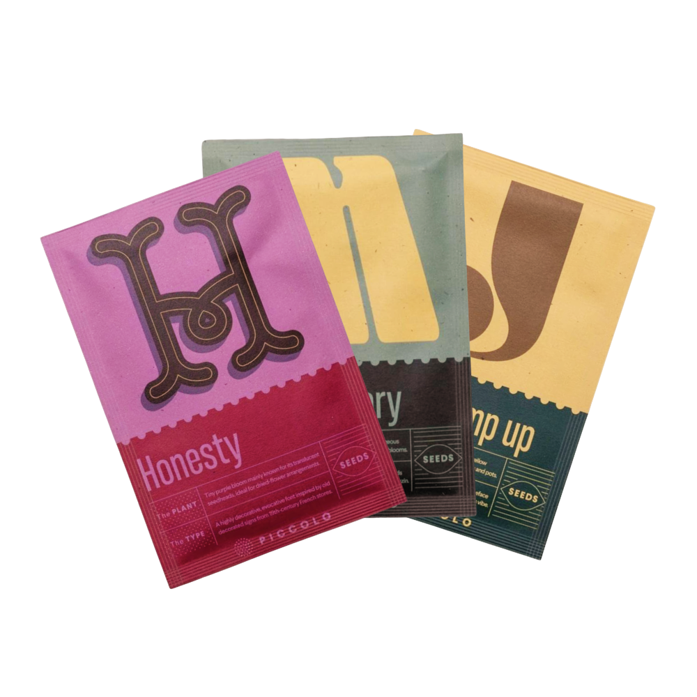 Botanical Alphabet Seed Sachet