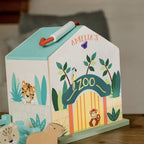 Personalised Childs Wooden Zoo Play Set
