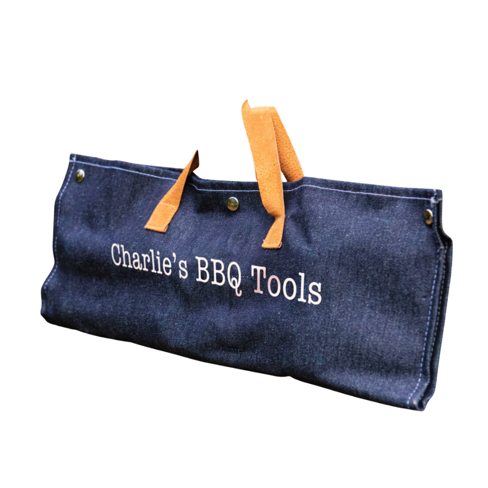 Personalised Denim BBQ Tool Set