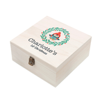Personalised Penguin Wreath Baby's First Christmas Eve Box