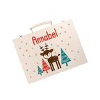 Personalised Reindeer Christmas Colouring Set