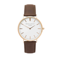 Personalised Men's Elie Beaumont Ash Leather Watch
