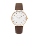Personalised Men's Elie Beaumont Ash Leather Watch