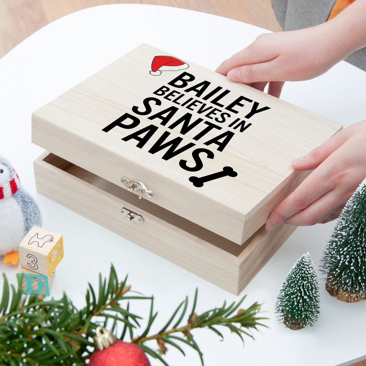 Personalised Santa Paws Christmas Eve Box