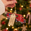 Classic Red Truck Christmas Bauble