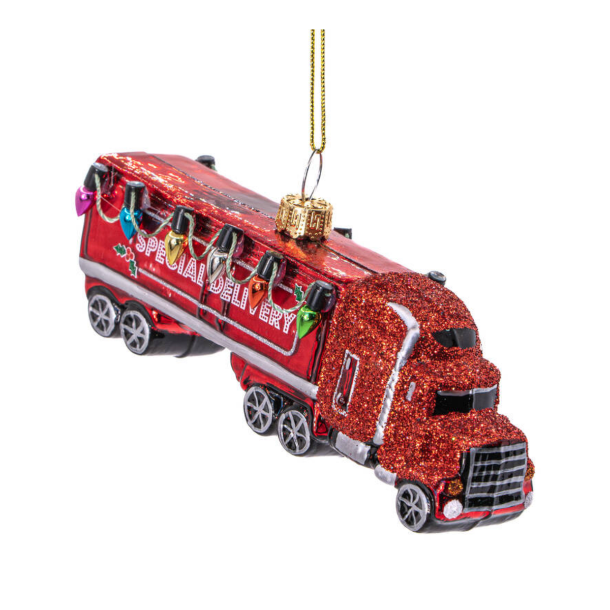 Classic Red Truck Christmas Bauble