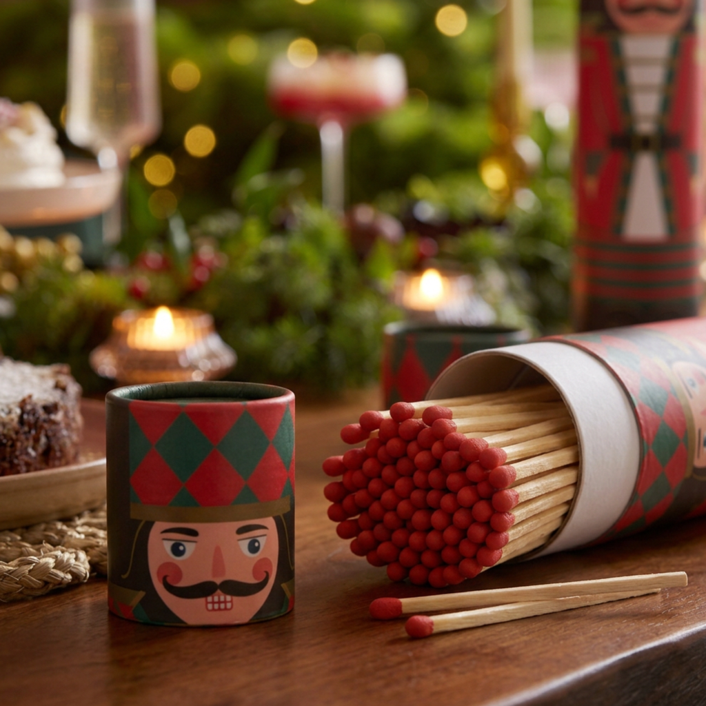 Nutcracker Christmas Long Matches