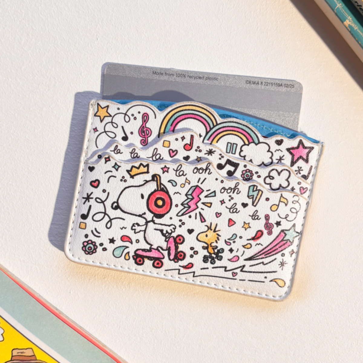 Personalised Snoopy Doodle Cardholder