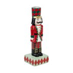 Hand Painted Nutcracker Candle Holder