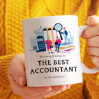 Personalised Best Accountant Mug