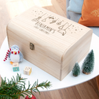 Personalised Baby's First Christmas Eve Chest