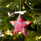 Set Of 4 Partridge Christmas Tree Decorations