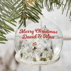 Personalised Ski Lift Christmas Bauble