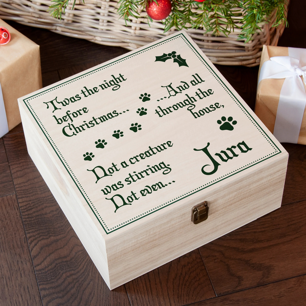 Personalised Pet's 'Twas the Night Before Christmas Eve Box