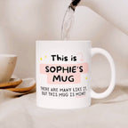 Personalised 'This Is My Mug'