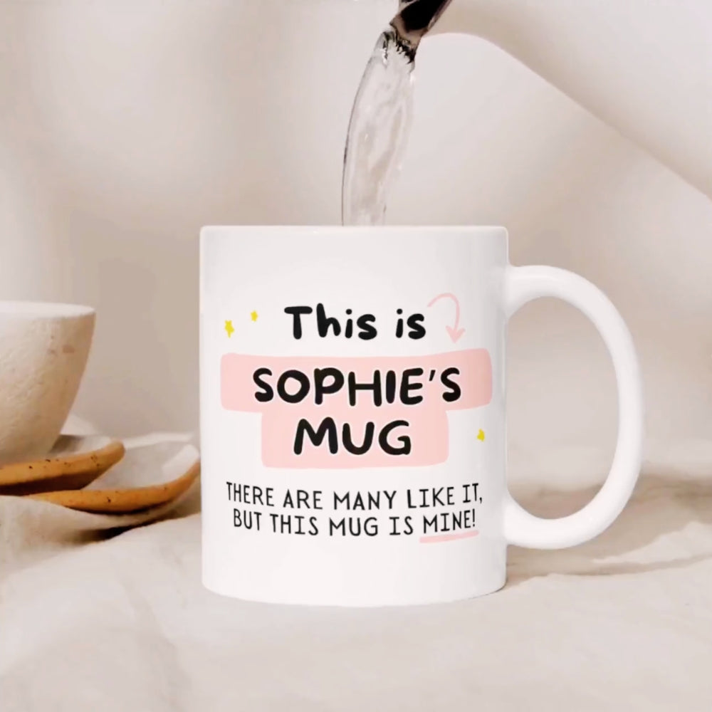 Personalised 'This Is My Mug'