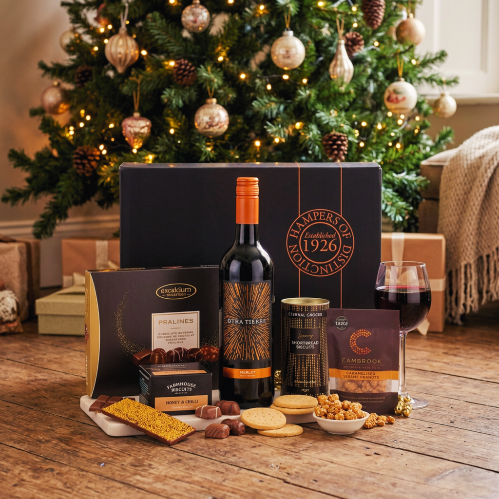 Luxury Red Wine Christmas Gift Box