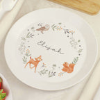 Personalised Woodland Animals Plate