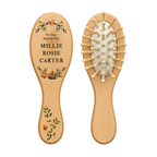 Personalised Christening Keepsake Baby Hairbrush
