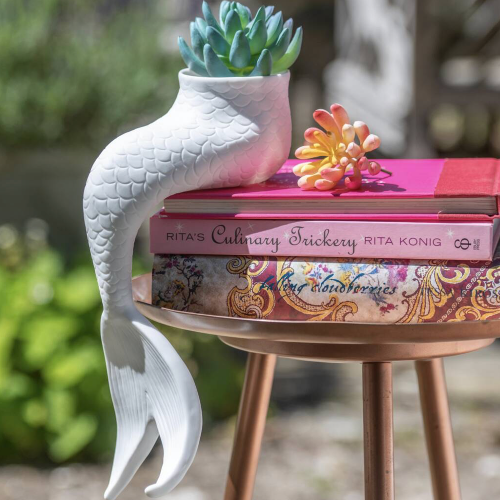Mermaid Ceramic Planter