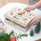 Personalised Girl Elf Christmas Eve Box