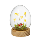 Flower Dell LED Glass Dome Light