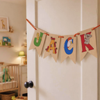 Wooden Animal Bunting Letters
