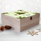 Personalised Playing Reindeers Christmas Eve Box