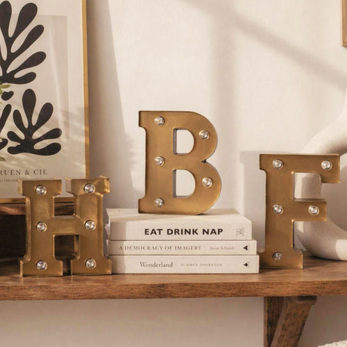 Copper Light Up Letters